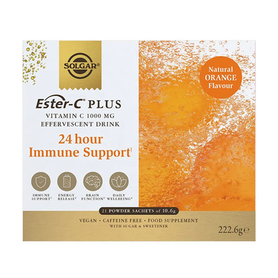 Ester-C Plus Vitamin C 21 Puderbeutel à 10,6 g Vitamine und Mineralien Solgar