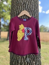 Vintage 90s Winnie The Pooh Long Sleeve Shirt Girls Size 6 Good Condition
