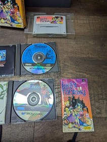 Sega Saturn Shining Wisdom & Blue Seed Game Set Used 2pcs