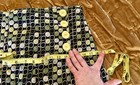 Anthropologie Elevenses Green And Black Circles Wrap Embroidered Skirt Size 4 — photo 10