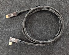 90° Grad USB-C Thunderbolt 4 USB4 Lade / Video / Datenkabel 1m 240W 40GB 8K QC