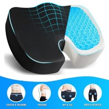 Memory Foam Seat Cushion Office Chair Car Seat Pad Coccyx Tailbone Pain Relief