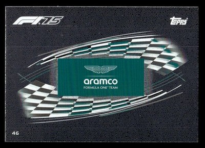 2025 Topps Turbo Attax F1 #46 Aston Martin Aramco Formula One Team FOIL card