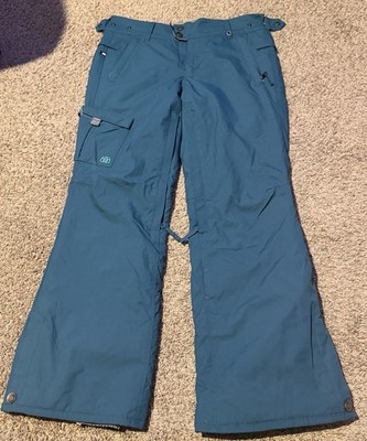 686 InfiDRY Manual Women's Snow Pants Blue M Regular Fit 30W x 32L Pockets