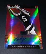 2019 Leaf Metal Draft Damarkus Lodge Rookie Autograph/Pink/Serial number 17/20