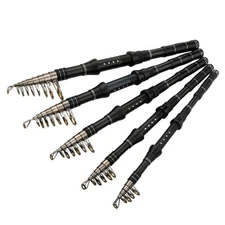Telescopic Fishing Rod 1.8M 2.1M 2.4M 3M Pole Carbon Fiber Spinning Travel Rod