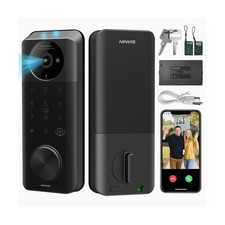 Video Smart Lock with Camera  Doorbell, 6-in-1 Keyless Entry Door ... Fast Ship