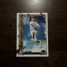 2025 Topps Holiday #H4 - Jacob Wilson - Rookie Logo - Athletics