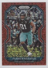 2020 Panini Prizm No Huddle Red Prizm 14/50 Yannick Ngakoue #99 01zv