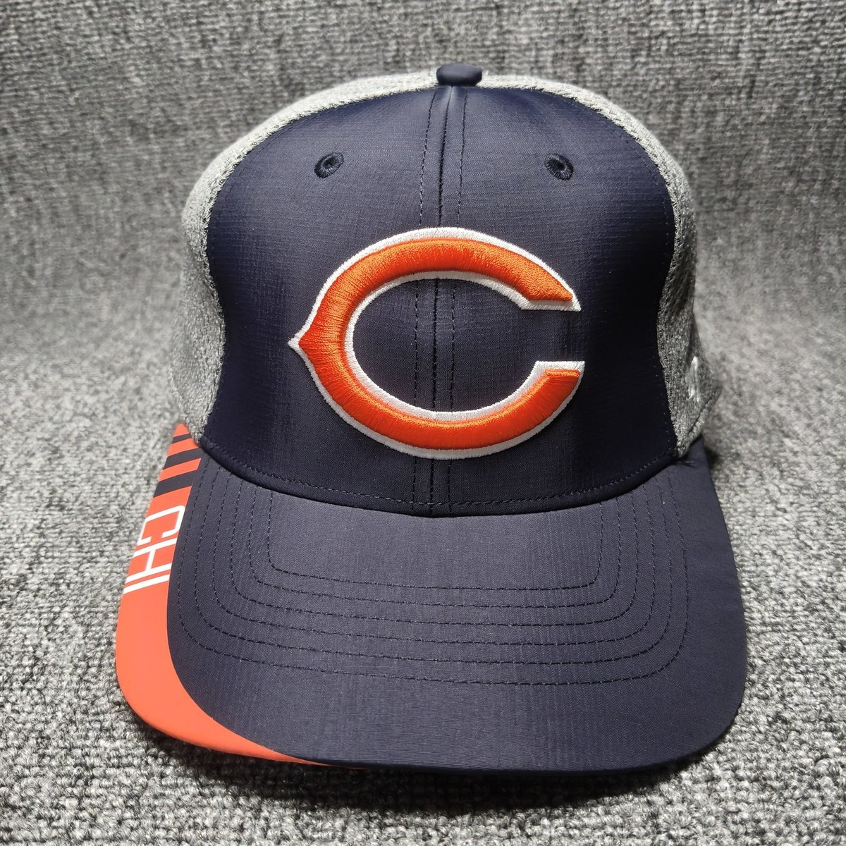 '47 Brand Chicago Bears NFL Navy Gray Orange Mesh Cap Hat