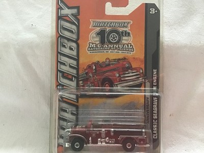 MATCHBOX USA 10th MC ANNUAL GATHERING OF FRIENDS CLASSIC SEAGEAVE FIRE ENGINE
