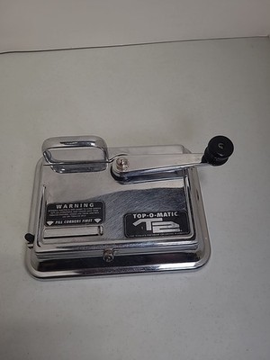 Top-O-Matic T2 Manual Cigarette Injector Machine
