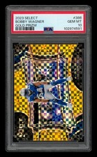 2023 Panini Select Gold Prizm: #386 Bobby Wagner /10 PSA 10 GEM MINT