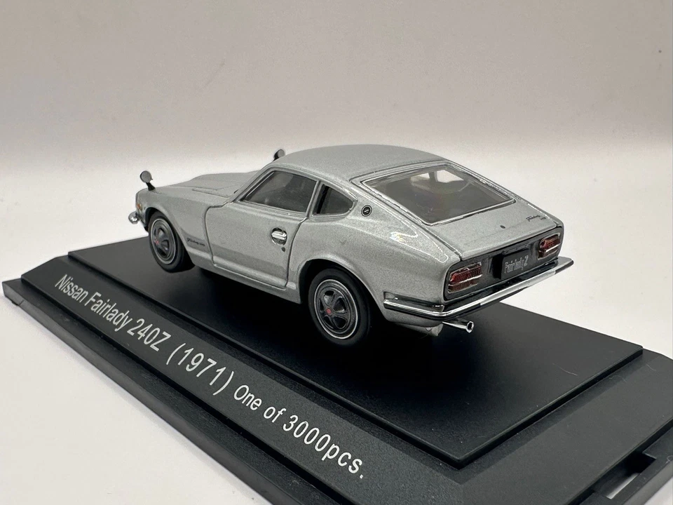 Ebbro 1/43 Scale Diecast Nissan Fair last 240z (1971) Silver 1of3000 - Image 3 of 4