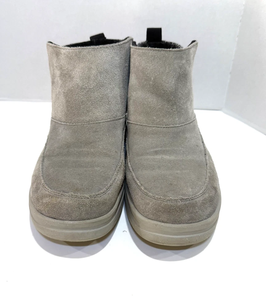 Heydude Mel 麂皮靴 Lunar Rock 女式 9 码 灰色 — 第 3/4 张图片