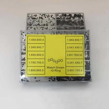 Waterproof Rubber O Ring Watch Crown Assorted Watch Head Ring Seal Gasket Kit l