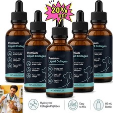 Healthy Petz Premium Liquid Collagen For Dogs, Supplement With Collagen, 60ml