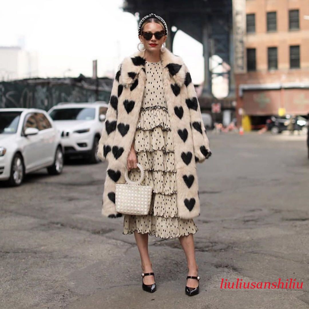 Long Faux Fur Coat Jacket Thickened New Plush White Coat Women's Warm Parka Sz