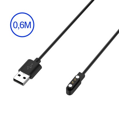 USB Ladekabel Für Xiaomi Haylou LS05s Smart Watch Kabel 2 polig Magnetisch 4mm