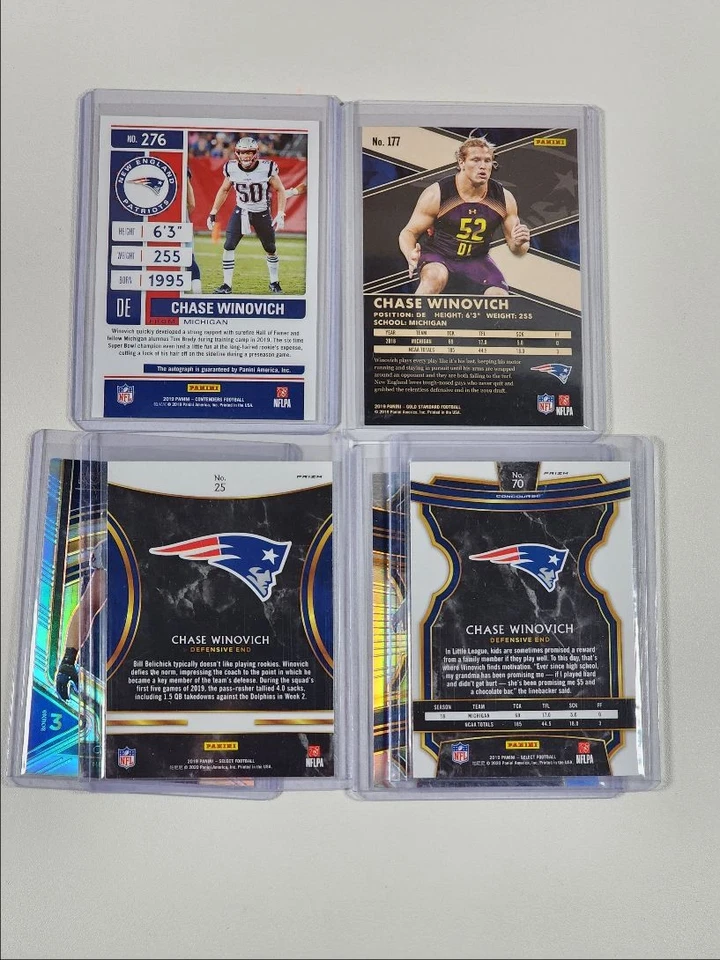 [6] CHASE WINOVICH 2019 GOLD STANDARD ROOKIE CONTENDERS RC AUTO /99 Q5159 - Image 2 of 2