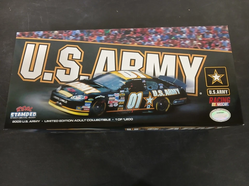 Joe Nemechek #01 U.S. Army 2005 Monte Carlo Nascar diecast 1/16th NASCAR descrip - Image 4 of 4