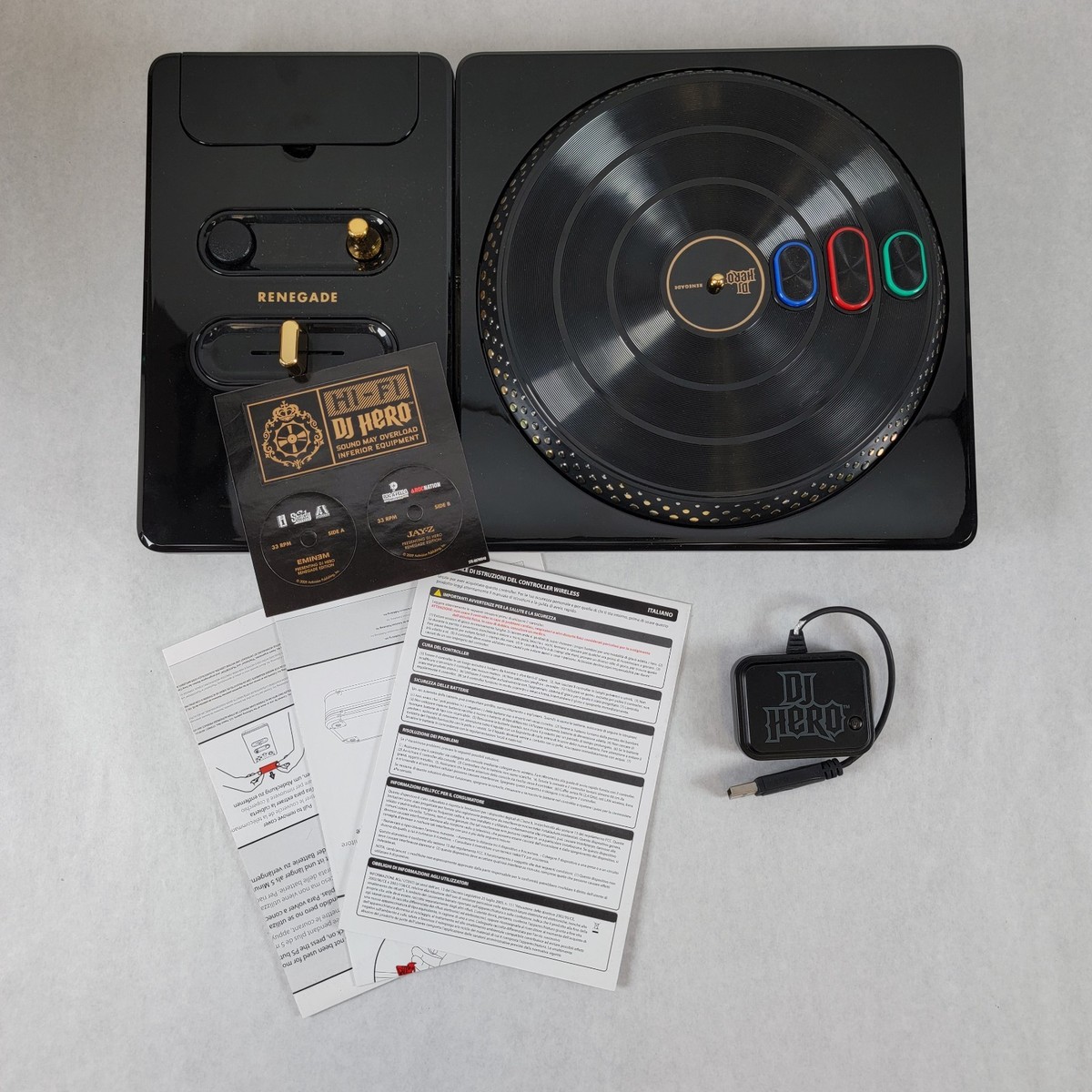 DJ Hero Renegade Edition (Playstation 3) PS3 Case LEGS Turntable