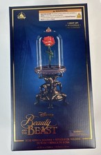 Disney Parks Beauty & The Beast Enchanted Rose Light Up Replica Figurine NEW
