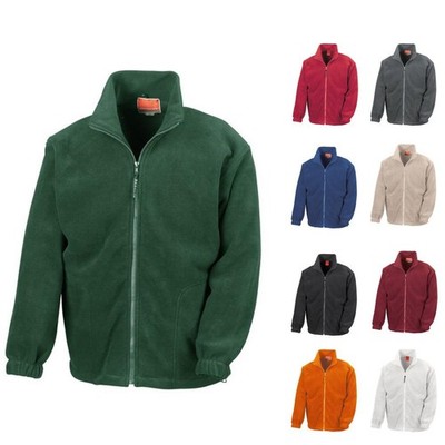 Result Zip Up Polar Fleece Jacke Heavyweight Outdoor Reißverschluss Pullover Herren Damen