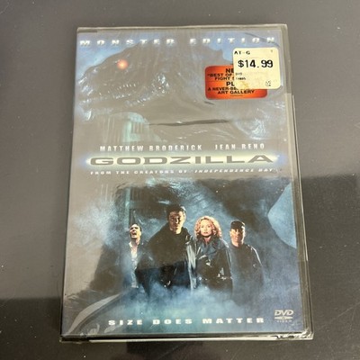 GOZILLA (1998) Monster Edition DVD - Matthew Broderick, Jean Reno - NEW & SEALED
