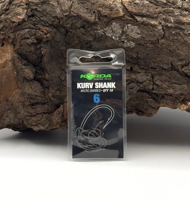 Korda Kurv Shank Size 06 10 Karpfenhaken Größe 6 Teflonbeschichtet NEW OVP Haken