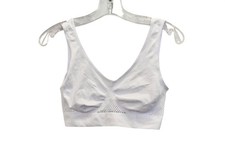 New Women's White Lightweight Un-padded Bralette Comfort Bra Size M