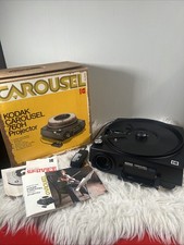 Kodak Carousel 760H Slide Projector W/Box Remote Cord NO SLIDE TRAY Tested Works