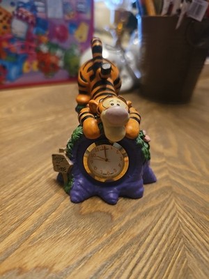 Disney Tigger Time Clock Fiqurine Untested