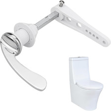 1PCS Alloy Toilet Cistern Lever Flush Handle,Universal Fit Metal Lever,Victorian