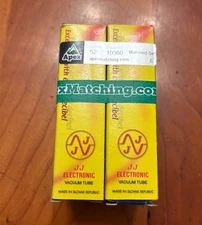 JJ ELECTRONIC VACUUM TUBES EL84 MATCHED SET LOT OF 4 NOS~UNTESTED