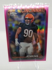 2024 Topps Chrome #ed 170/399 Kris Jenkins RC Magenta Refractor Bengals Rookie