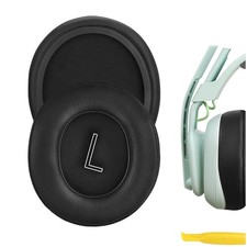 Geekria Protein Leather Ear Pads for Astro A10 Gen 2 Headphones Black 