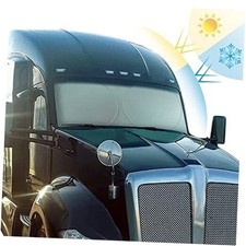 Semi Truck Sun Shade for Windshield and Side Windows  Upgrade 300T Semi