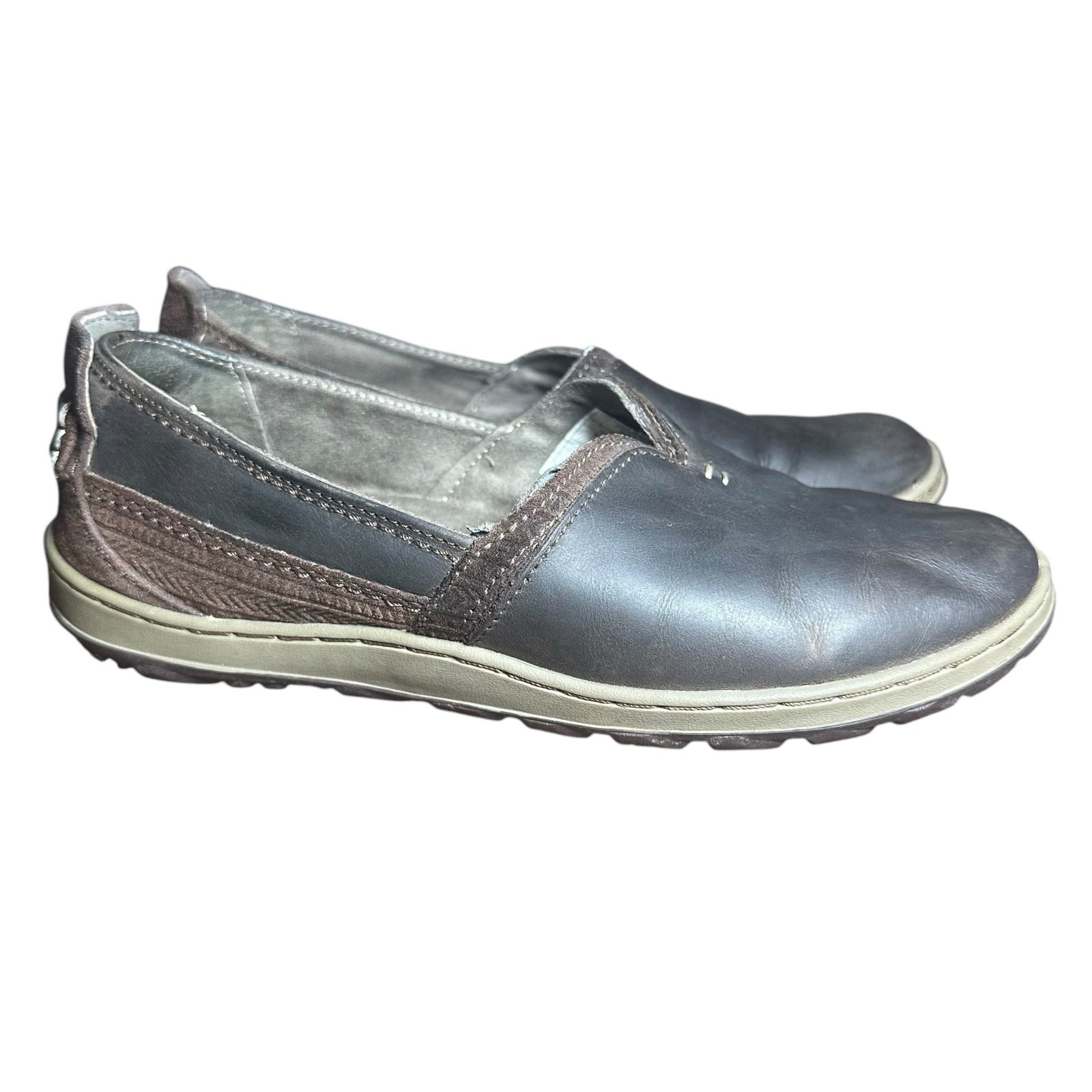 Mocassini donna Merrell slip on in pelle taglia 7 5 marrone