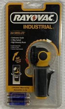 Rayovac Swivel-Lite Industrial Flashlight Sealed NEW ILJ2AA-B Rare