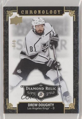 2019-20 Upper Deck Chronology Diamond Relic Black 6/9 Drew Doughty #174 00b6