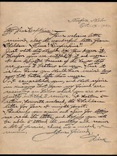 1930 Norfolk Ne - DEADWOOD DICK - Richard Clarke  ALS Letter signed  Dime Novel