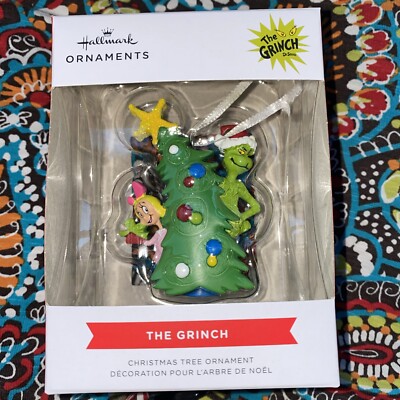 New Hallmark Dr Seuss How the Grinch Stole Christmas Cindy Lou Who Tree Ornament