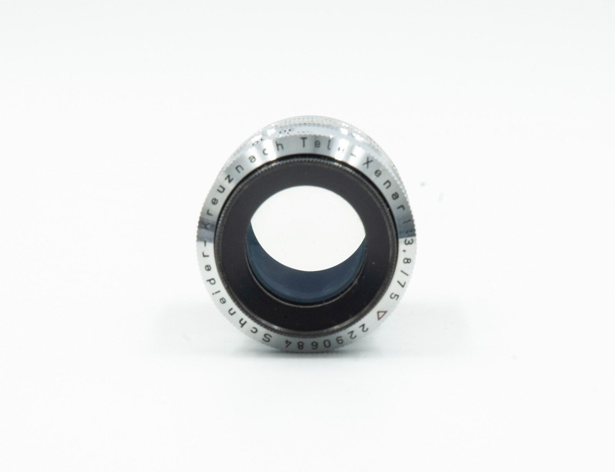 Schneider TELE-XENAR 75MM f/3.8 C-MOUNT LENS For 16mm Cine | eBay