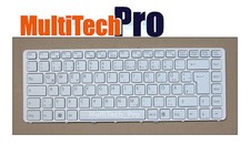 Tastiera DE per Sony Vaio VGN-NW VGN-NW11S/S VGN-NW12Z/S Series bianca con cornice