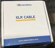 Cable Matters XLR Cable - Male to Male 10 Feet-3.5mm Stereo