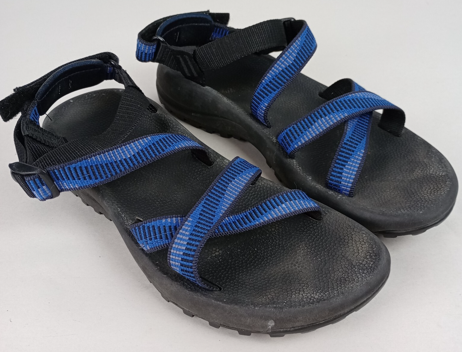 Sandali Merrell uomo taglia 8 donna taglia 9 nero blu cinturino regolabile