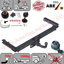 AHK für Mercedes W124 85-95 Stufenheck Anhängerkupplung ES7 EPH Abschaltung AHZV