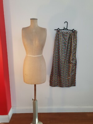 VINTAGE 70s Maxi Skirt XXS-XS Party Lurex Cocktail Party Dancing