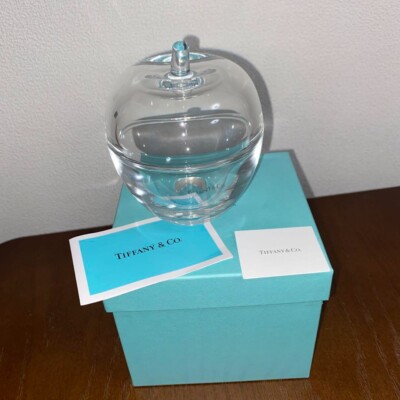 Tiffany&Co Brilliant Crystal Apple box 9.7cmx11.3cm Interior